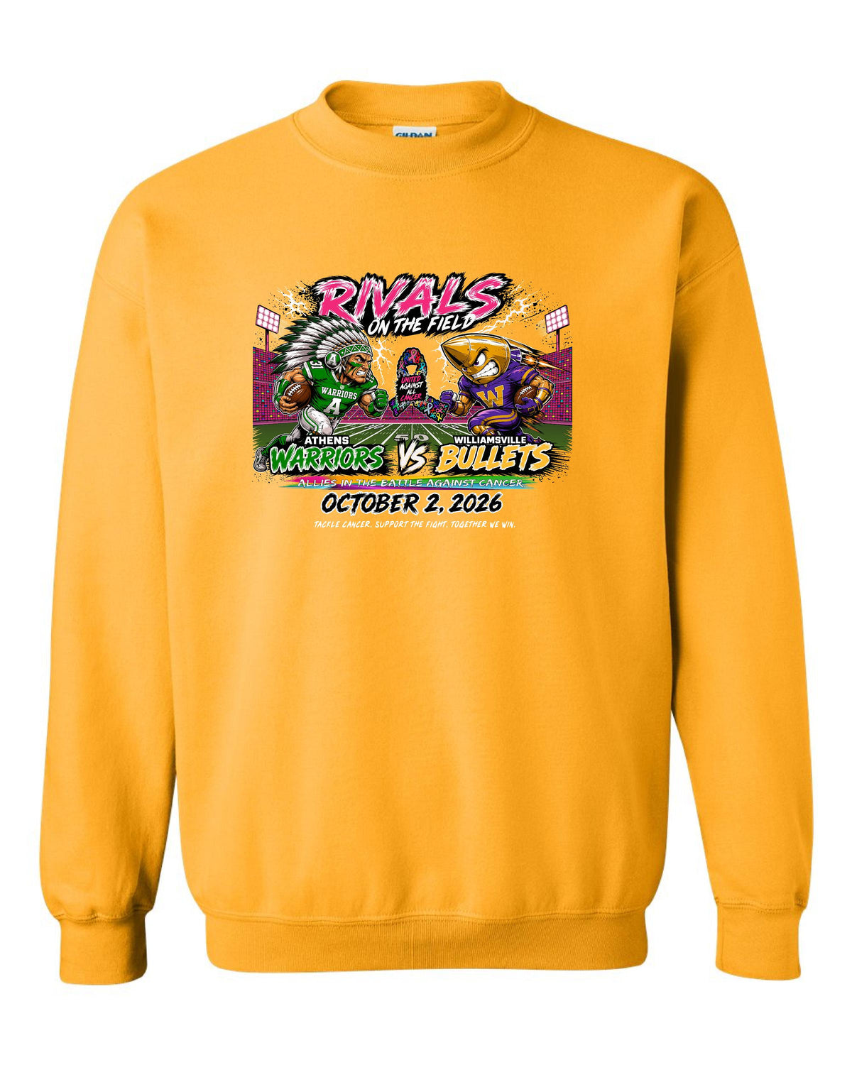 United Against All Cancer Unisex Crewneck Sweatshirt (P.18000/18000B)