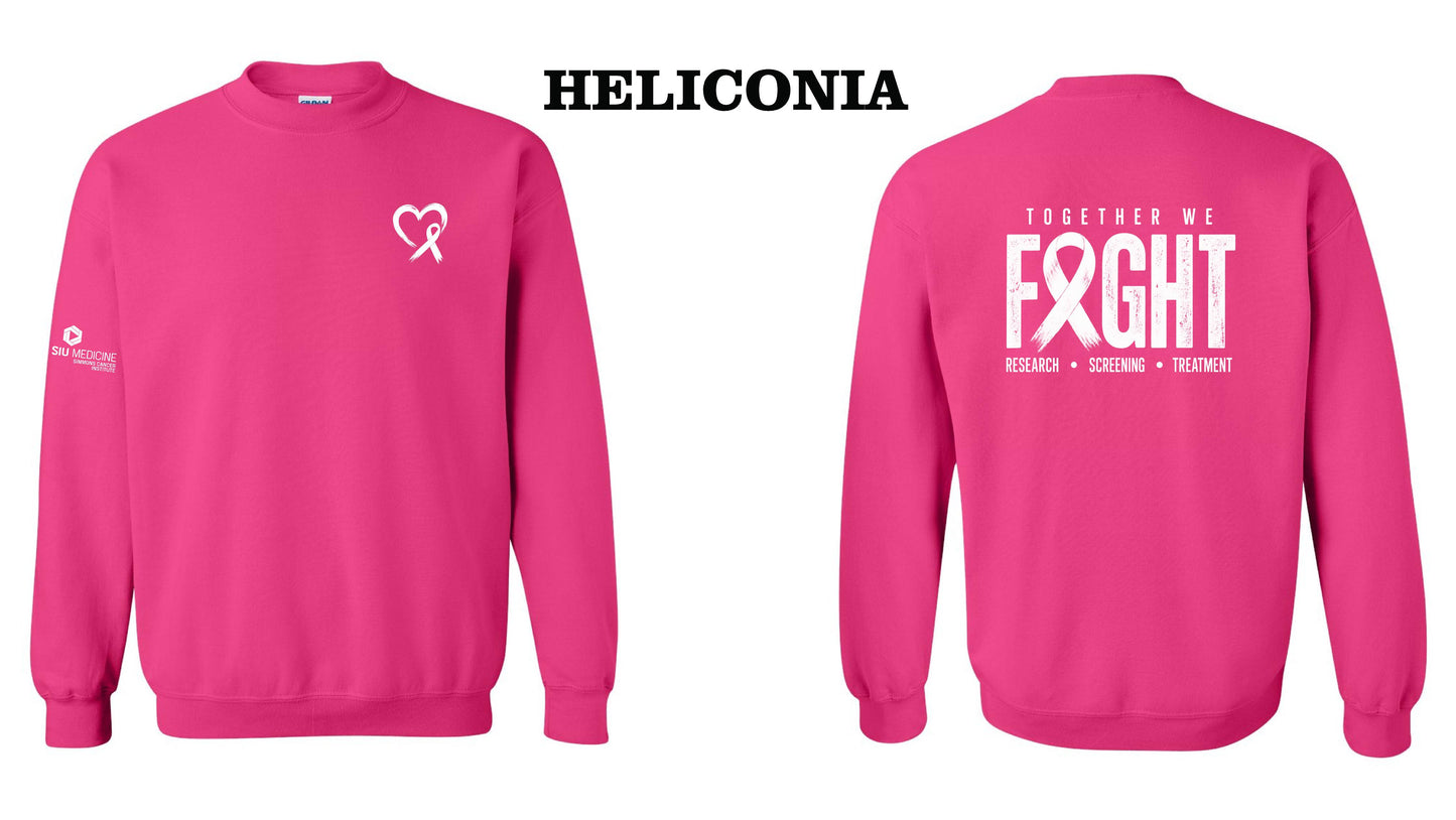 SIU Medicine Simmons Cancer Institute Breast Cancer UNISEX CREWNECK SWEATSHIRT (P.18000)