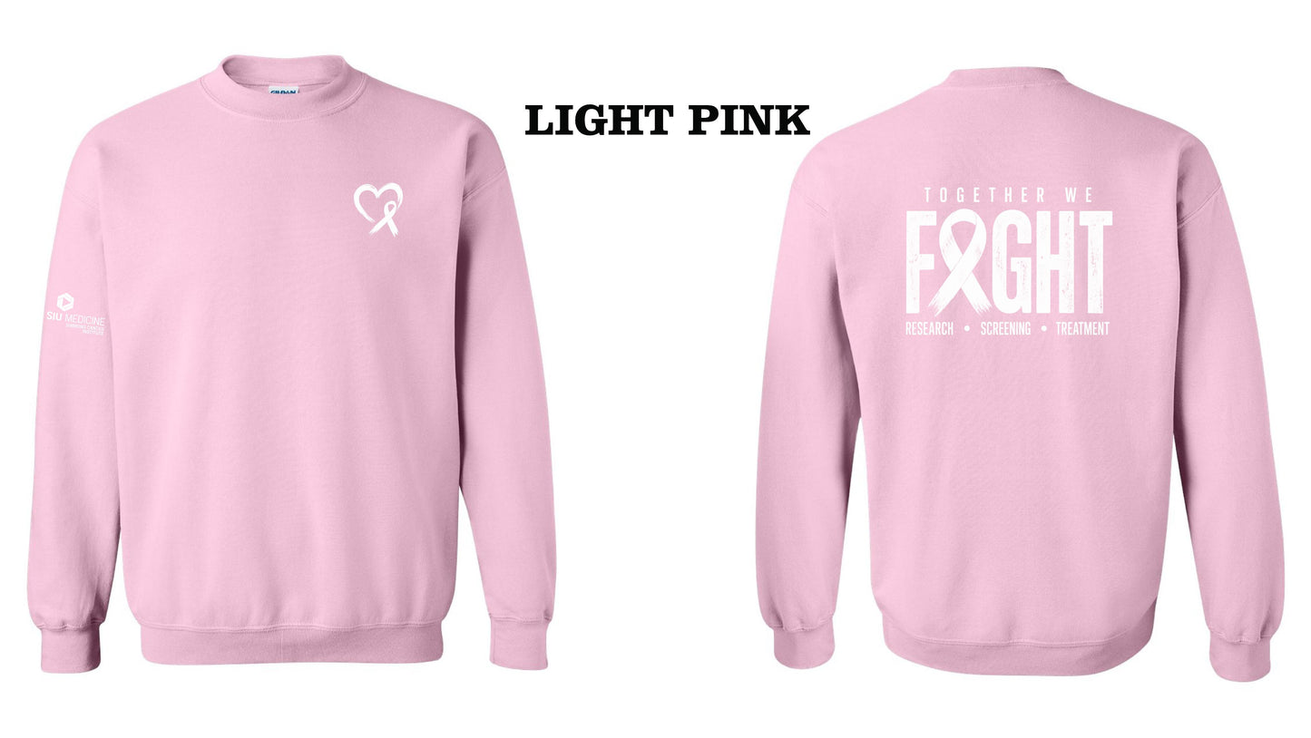 SIU Medicine Simmons Cancer Institute Breast Cancer UNISEX CREWNECK SWEATSHIRT (P.18000)