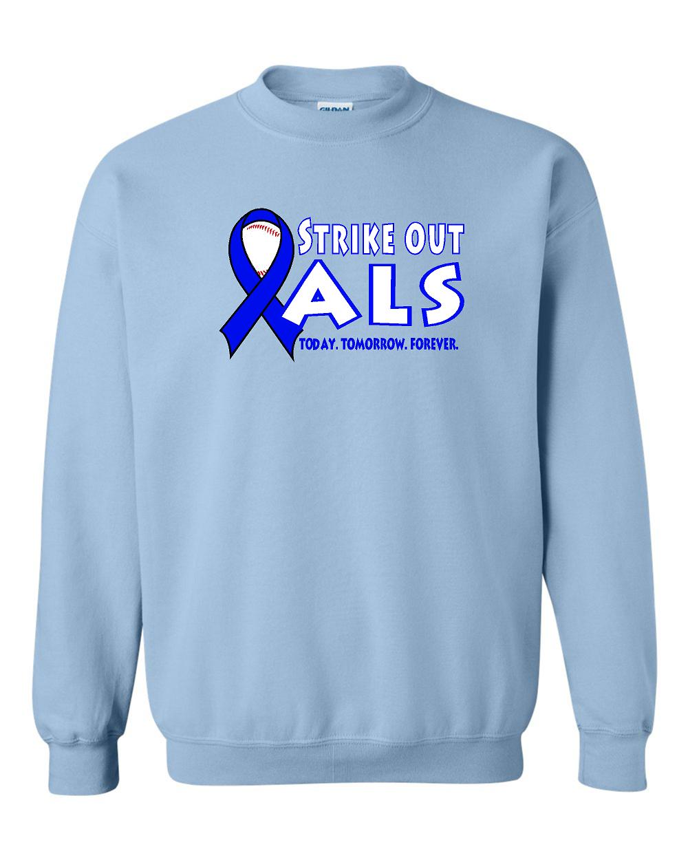 STRIKE OUT ALS Unisex Crewneck Sweatshirt (P.18000/18000B)