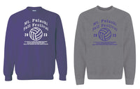 Mt. Pulaski Fall Festival Volleyball Tournament Crewneck Sweatshirt (P.18000)