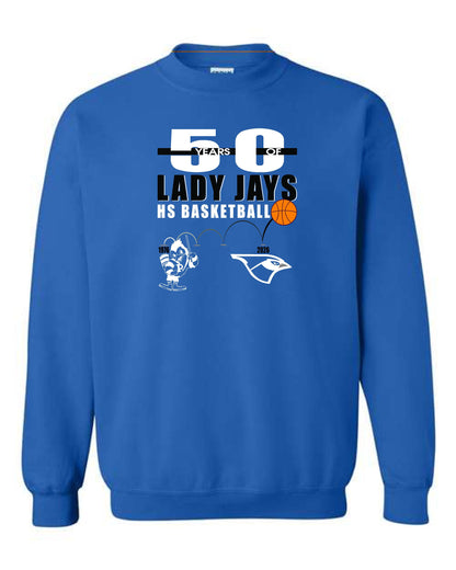 LADY JAYS HS BASKETBALL Crew Sweatshirt (P.18000/18000B)