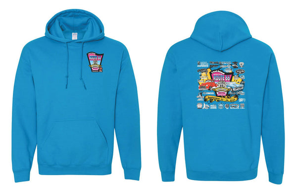22ND ANNUAL ROUTE 66 MOTHER ROAD FESTIVAL 2023 UNISEX HOODIE (P.18500)