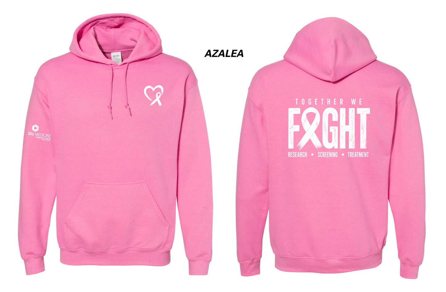SIU Medicine Simmons Cancer Institute Breast Cancer UNISEX HOODIE (P.18500)