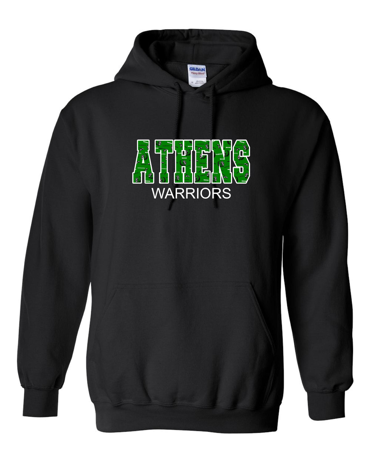 ATHENS BOOSTERS UNISEX HOODED SWEATSHIRT (P.18500)