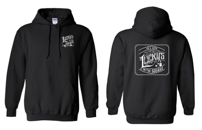 LUCKY'S ON THE SQUARE UNISEX HOODIE (P.18500)