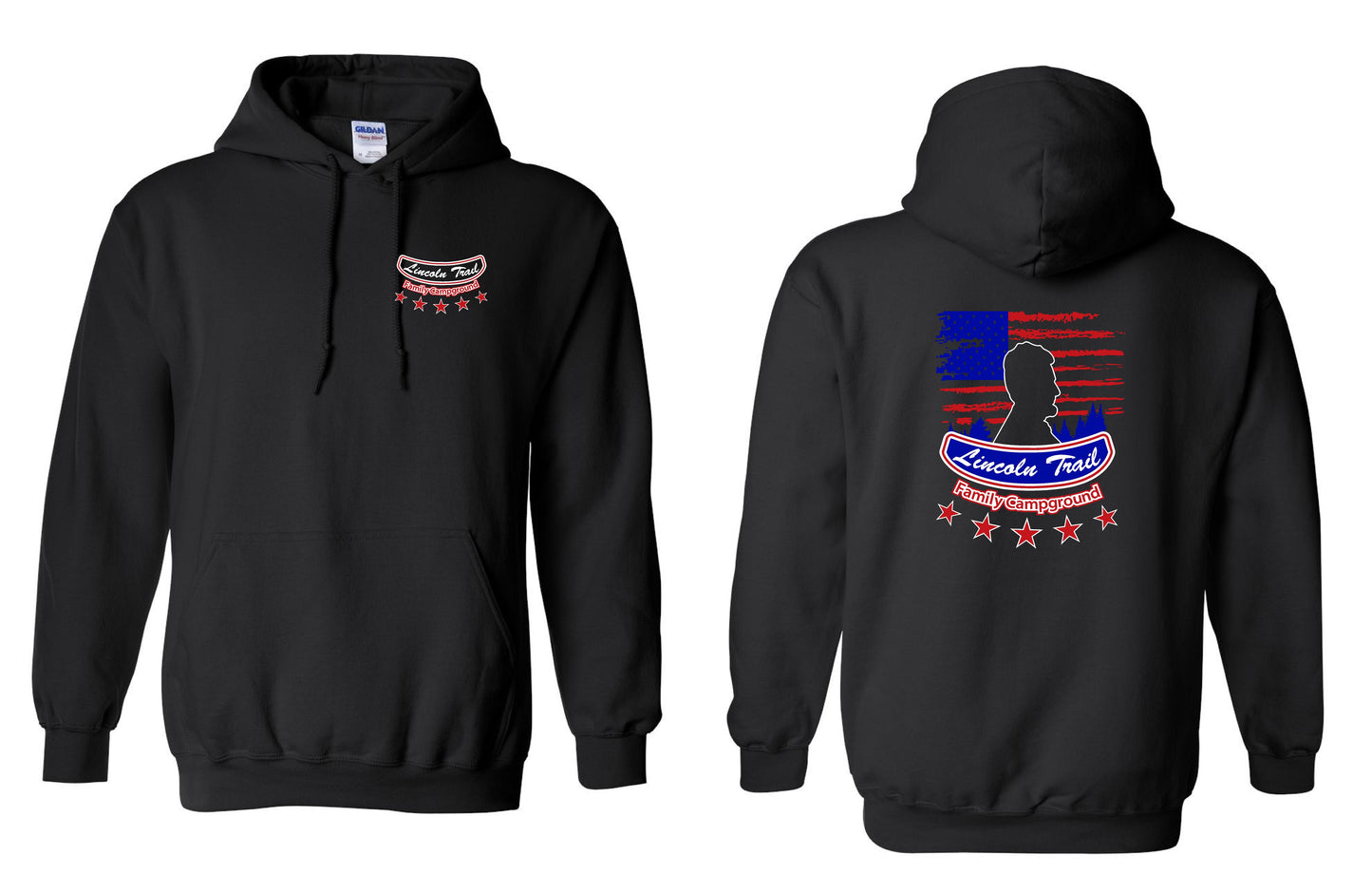Lincoln Trail Family Campground Unisex Hoodie (P.18500/18500B)