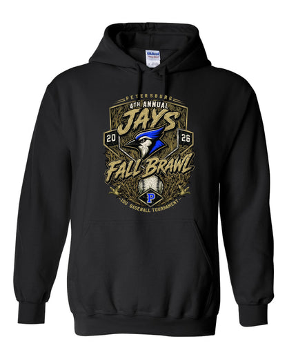 Petersburg Baseball Fall Brawl HOODED SWEATSHIRT (P.18500)