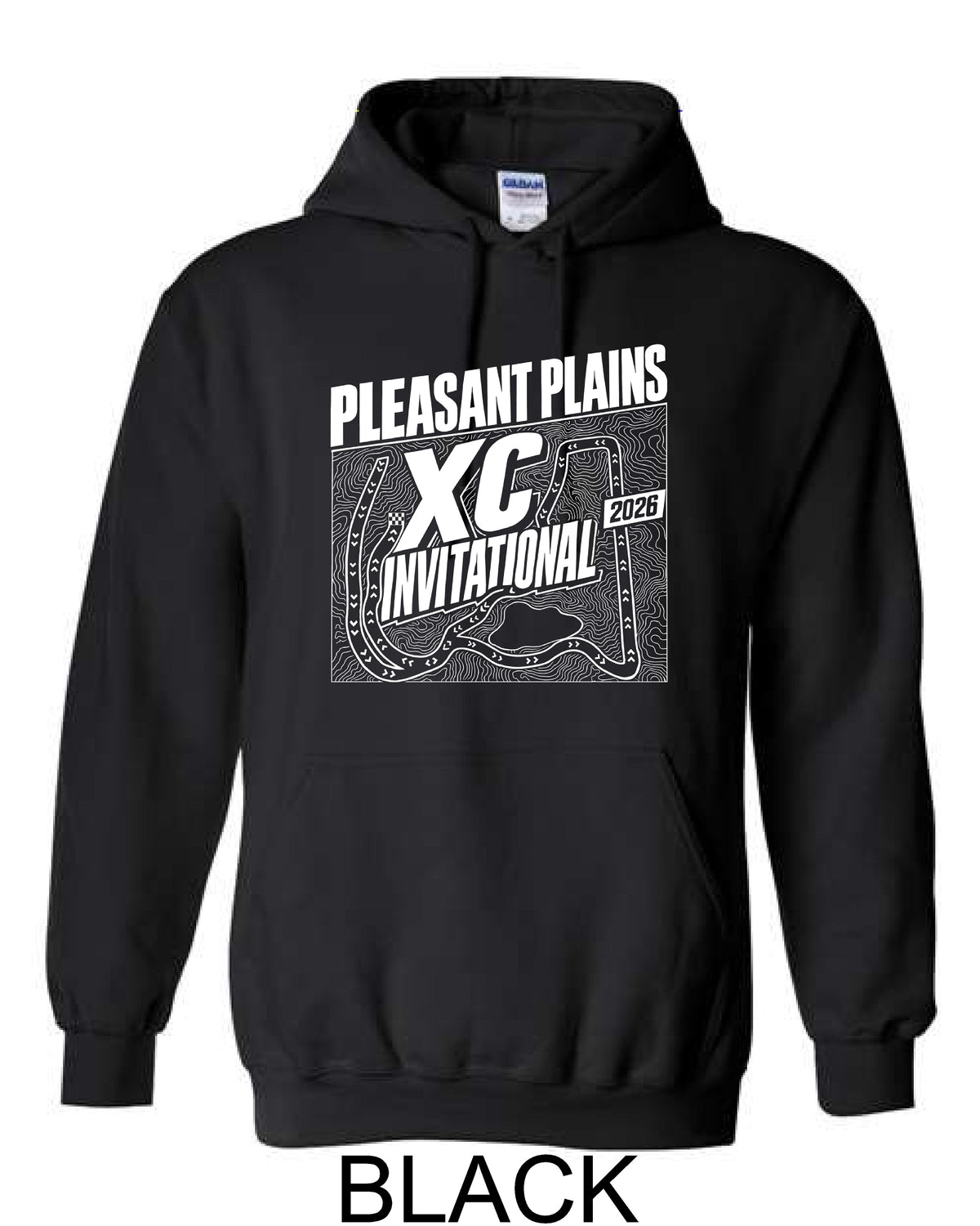 Pleasant Plains XC Invitational Guildan Unisex Hoodie (P.18500/18500B)