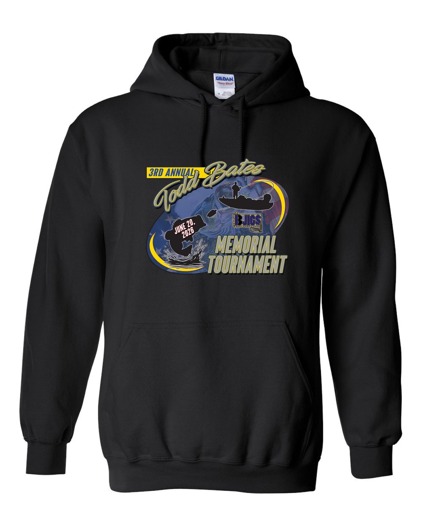 3rd Annual Todd Bates Memorial Tournament Unisex Hoodie (P.18500/18500B)