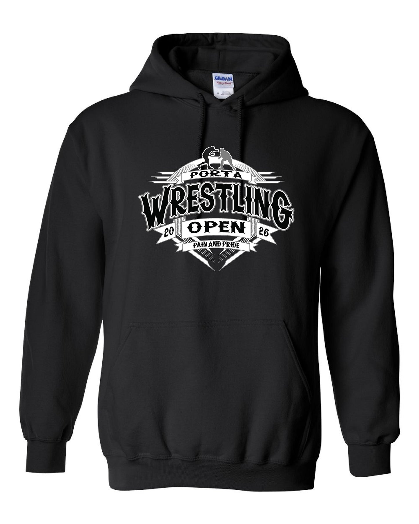PORTA OPEN UNISEX HOODED SWEATSHIRT (P.18500)
