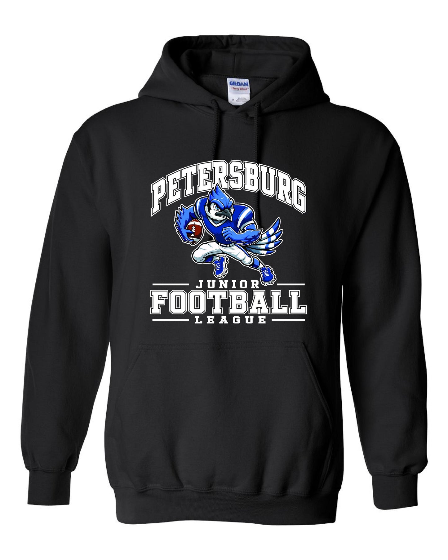 Petersburg Junior Football League Unisex Gildan Hooded Sweatshirt (P.18500/18500B)
