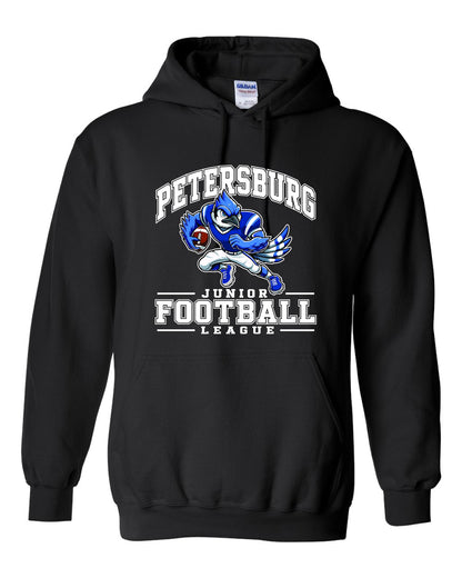 Petersburg Junior Football League Unisex Gildan Hooded Sweatshirt (P.18500/18500B)
