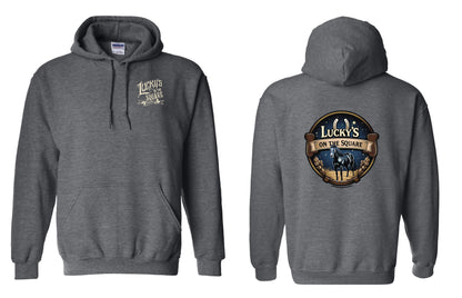 LUCKY'S ON THE SQUARE UNISEX HOODIE (P.18500)