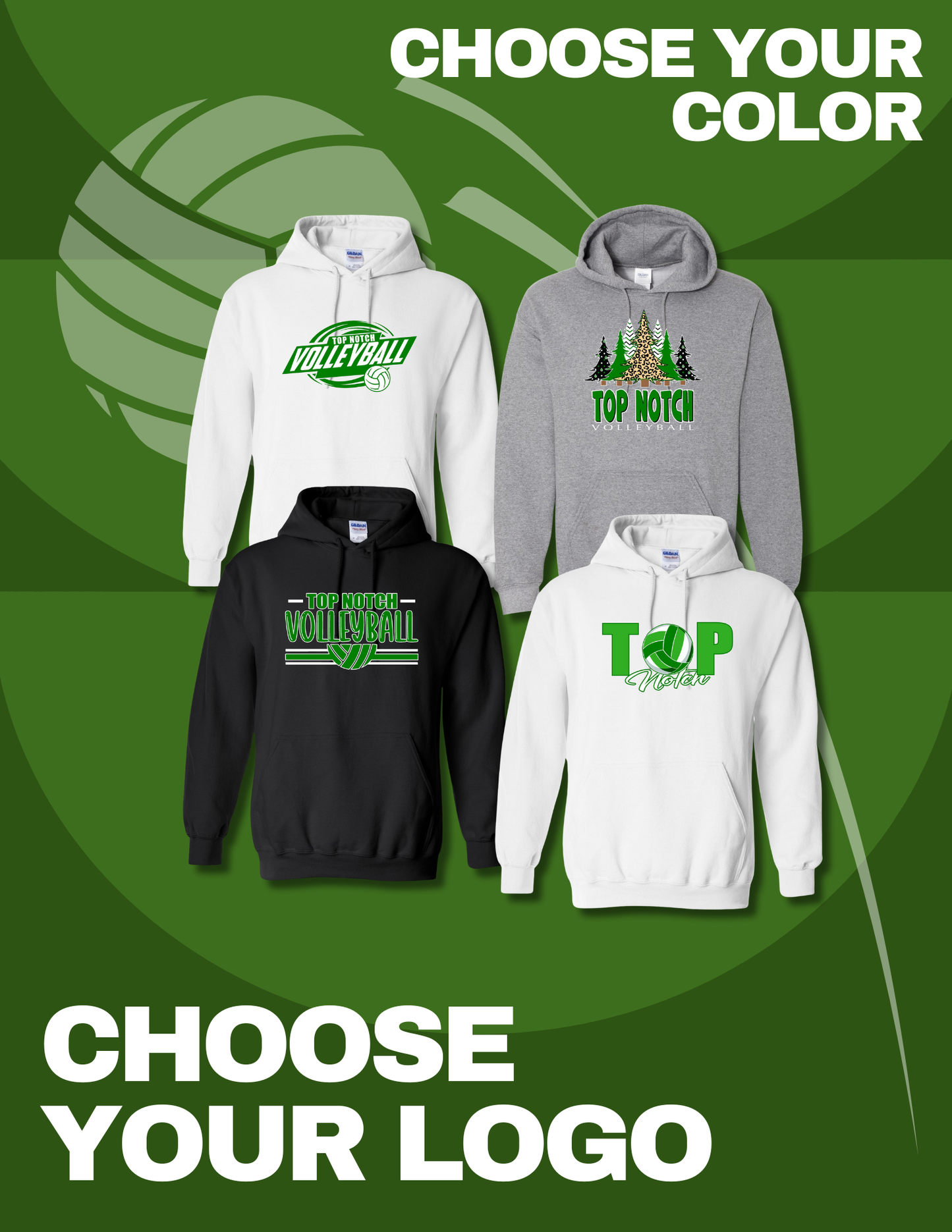 TOP NOTCH UNISEX HOODIE (P.18500)