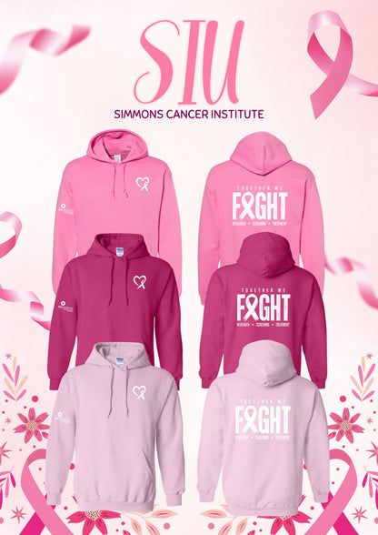 SIU Medicine Simmons Cancer Institute Breast Cancer UNISEX HOODIE (P.18500)