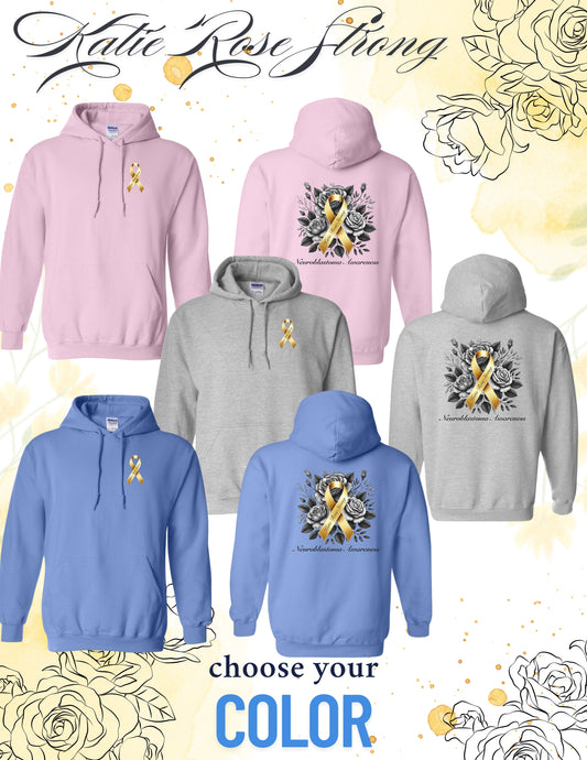 KATIE ROSE STRONG Gildan Hooded Sweatshirt (P.18500)