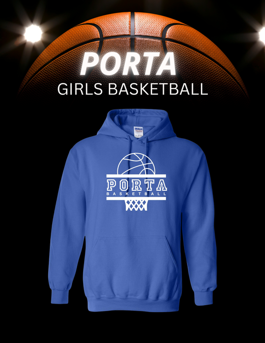 PORTA GIRLS BASKETBALL UNISEX Hooded Sweatshirt (P.18500/18500B)