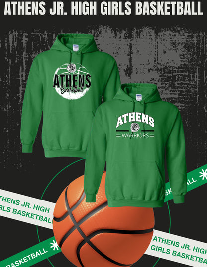 ATHENS JR. HIGH GIRLS BASKETBALL Unisex Hoodie (P.18500/18500B)