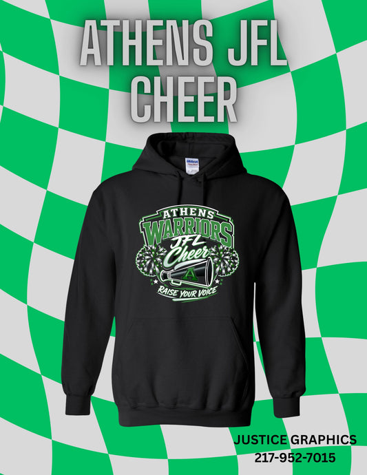 Athens JFL Cheer Unisex Hoodie (P.18500/18500B)