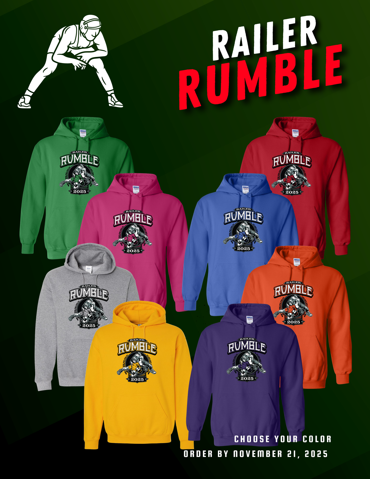 Railer Rumble  Unisex Hoodie (P.18500/18500B)