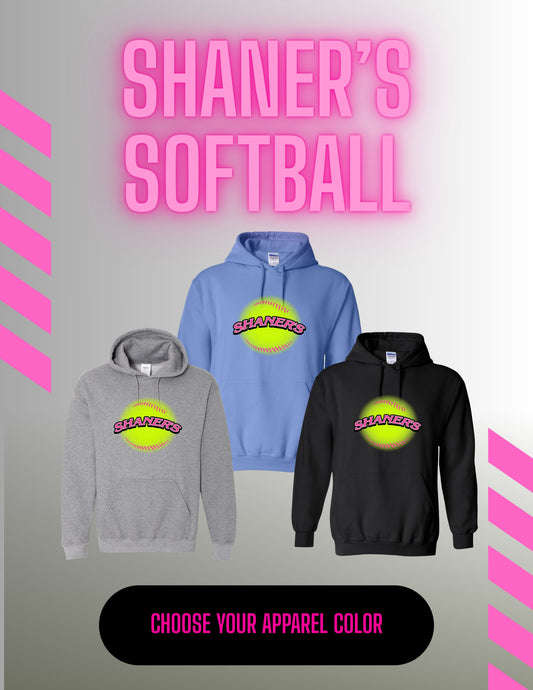 Shaner's Softball Unisex Hoodie (P.18500/18500B)