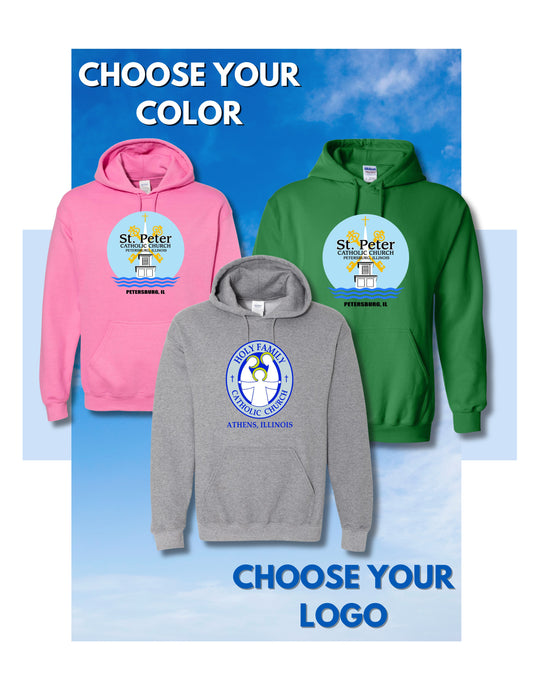 St. Peter and Holy Family Catholic Church Unisex Hoodie (P.18500/18500B)