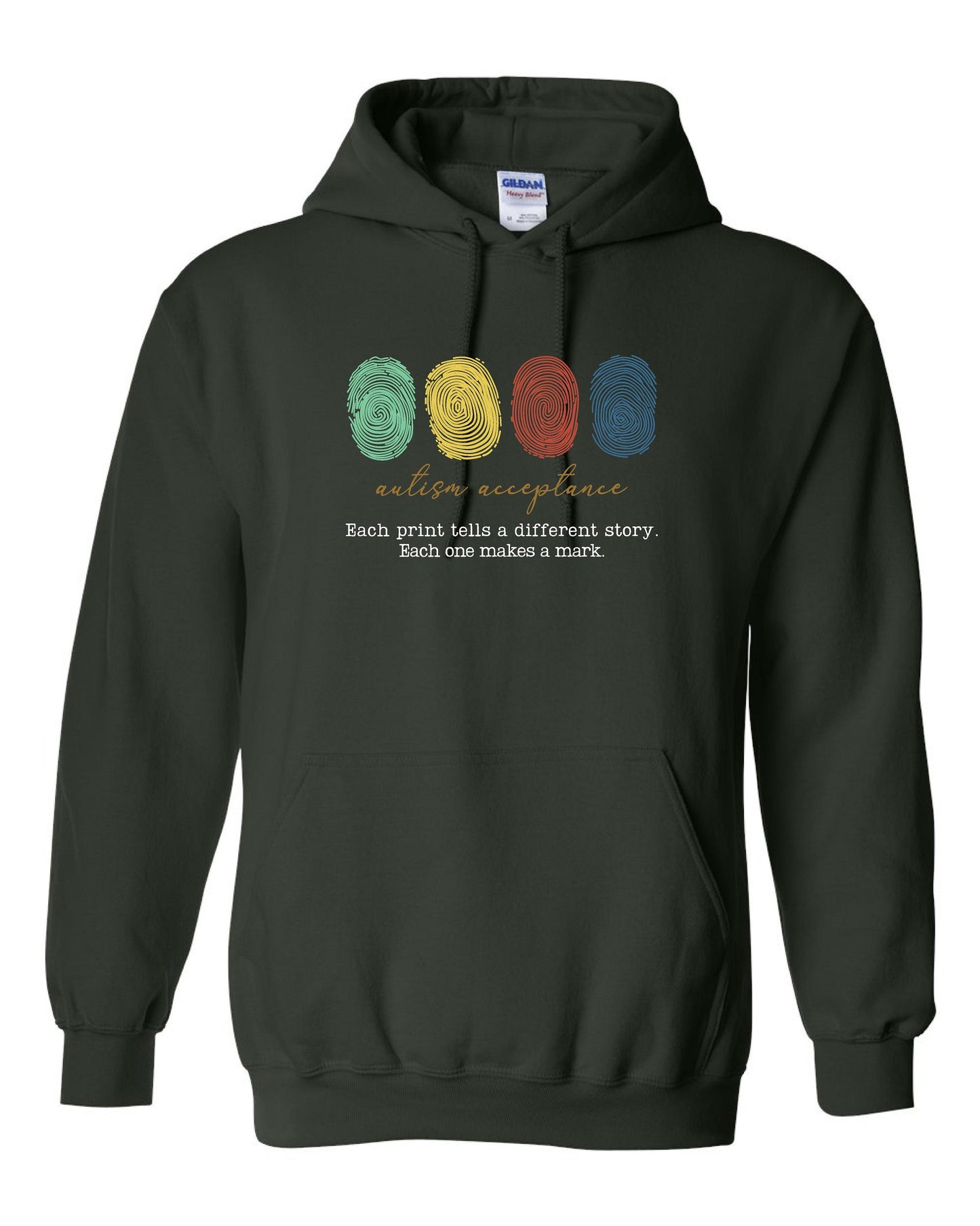 Autism Acceptance Unisex Hoodie (P.18500/18500B)