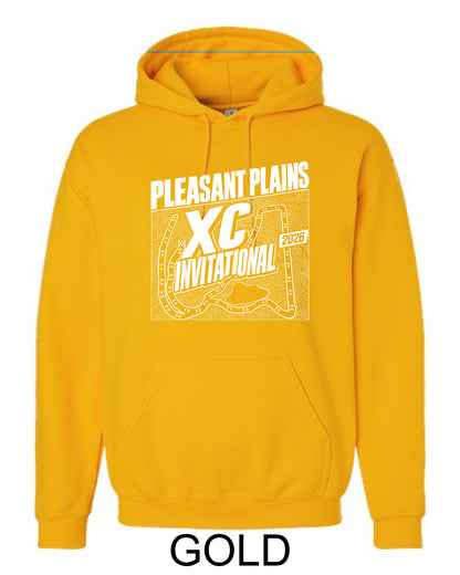Pleasant Plains XC Invitational Guildan Unisex Hoodie (P.18500/18500B)