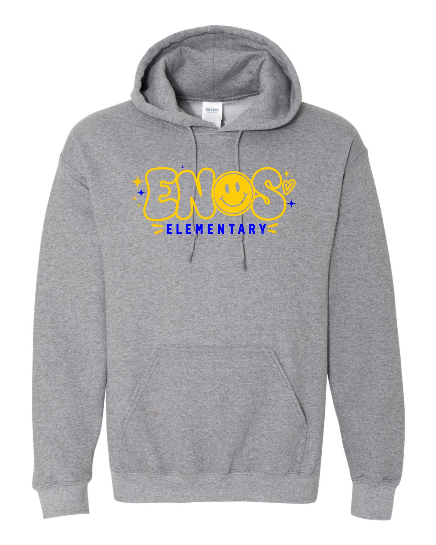 Enos Elementary School Guildan Unisex Hoodie (P.18500/18500B)