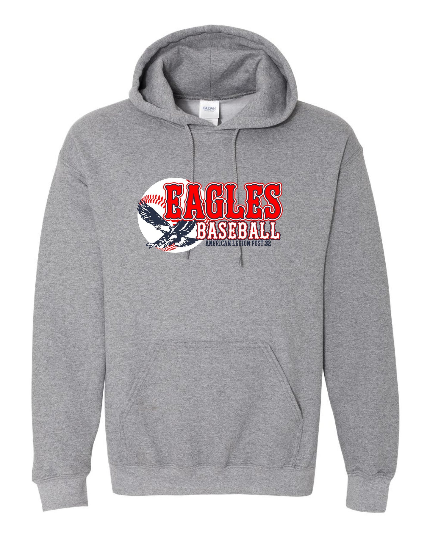 American Legion Post 32 Baseball Unisex Hoodie (P.18500/18500B)
