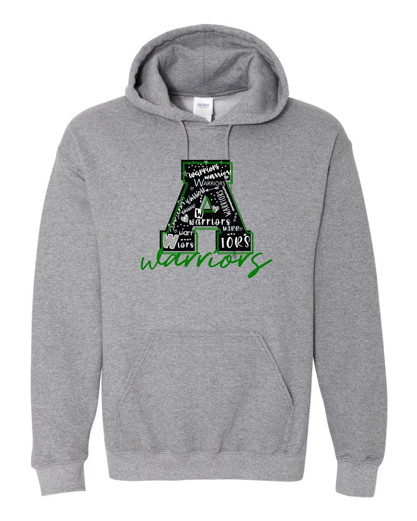 ATHENS BOOSTERS UNISEX HOODED SWEATSHIRT (P.18500)