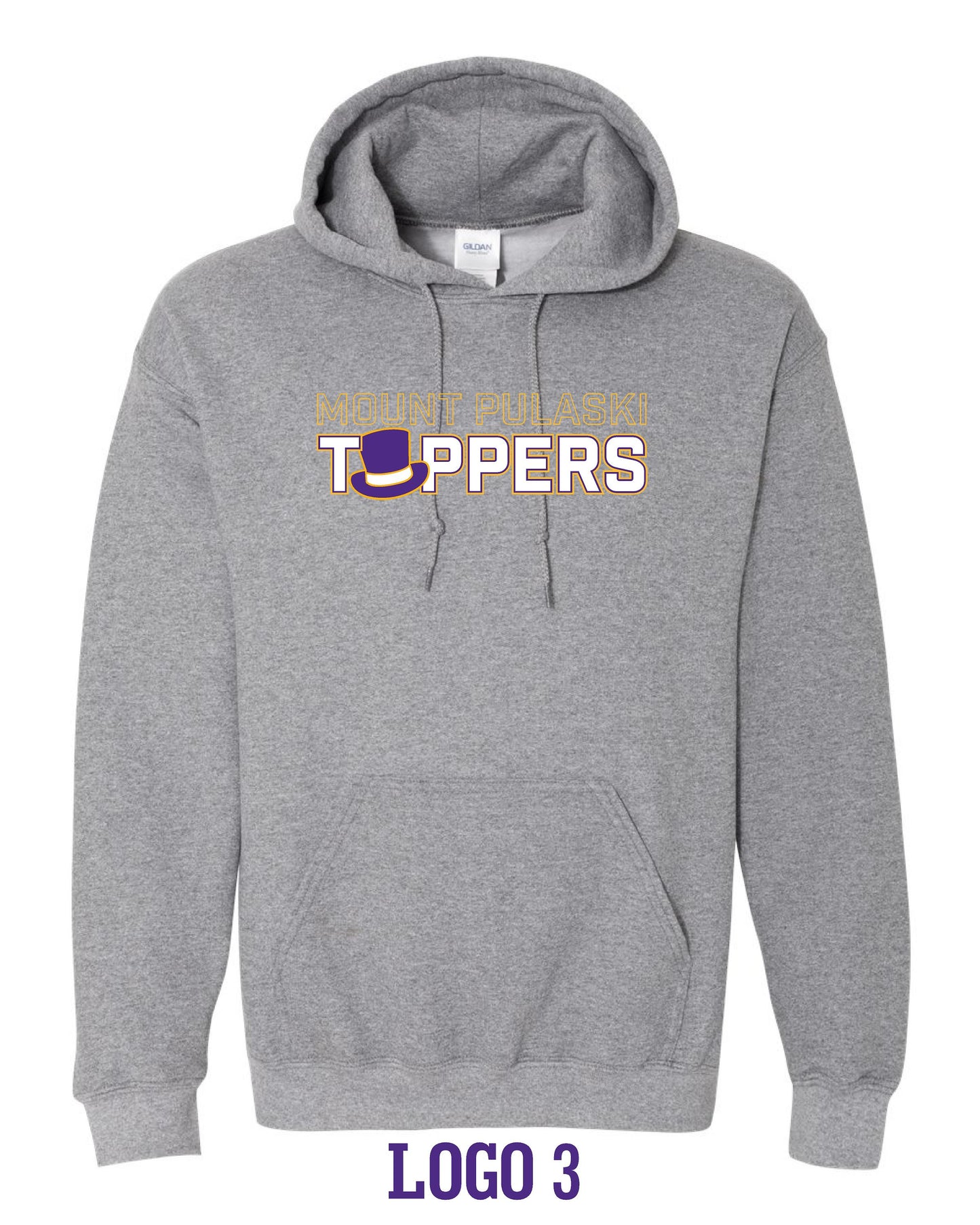 Mount Pulaski Toppers Unisex Hoodie (P.18500/18500B)