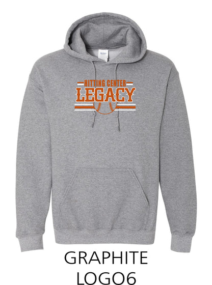Hitting Center Legacy Softball Unisex Hoodie (P.18500)