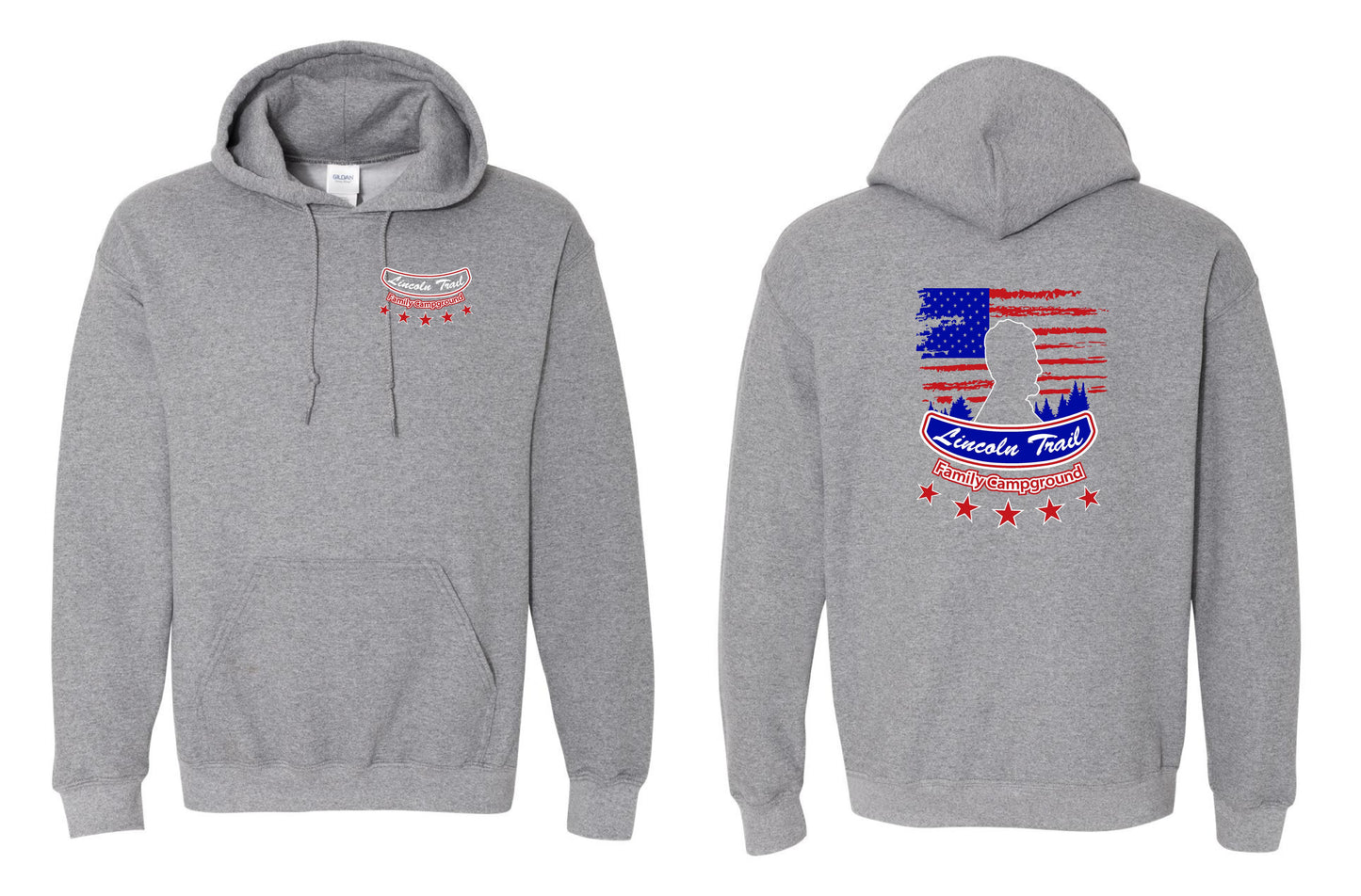 Lincoln Trail Family Campground Unisex Hoodie (P.18500/18500B)