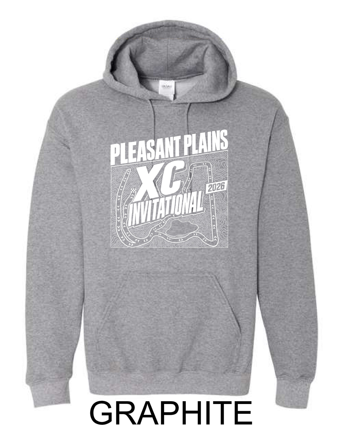 Pleasant Plains XC Invitational Guildan Unisex Hoodie (P.18500/18500B)