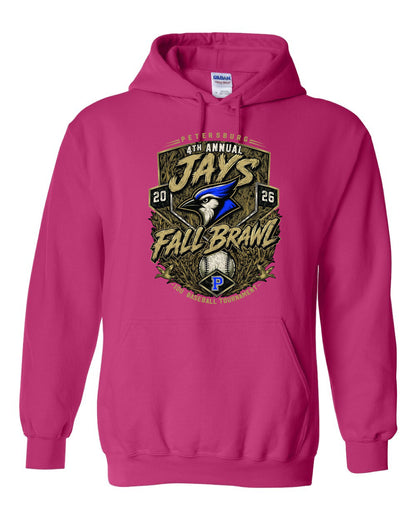 Petersburg Baseball Fall Brawl HOODED SWEATSHIRT (P.18500)