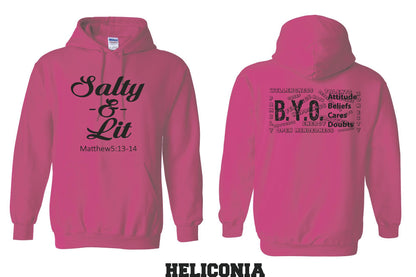 BYO HOODED SWEATSHIRT SALTY & LIT (P.18500)