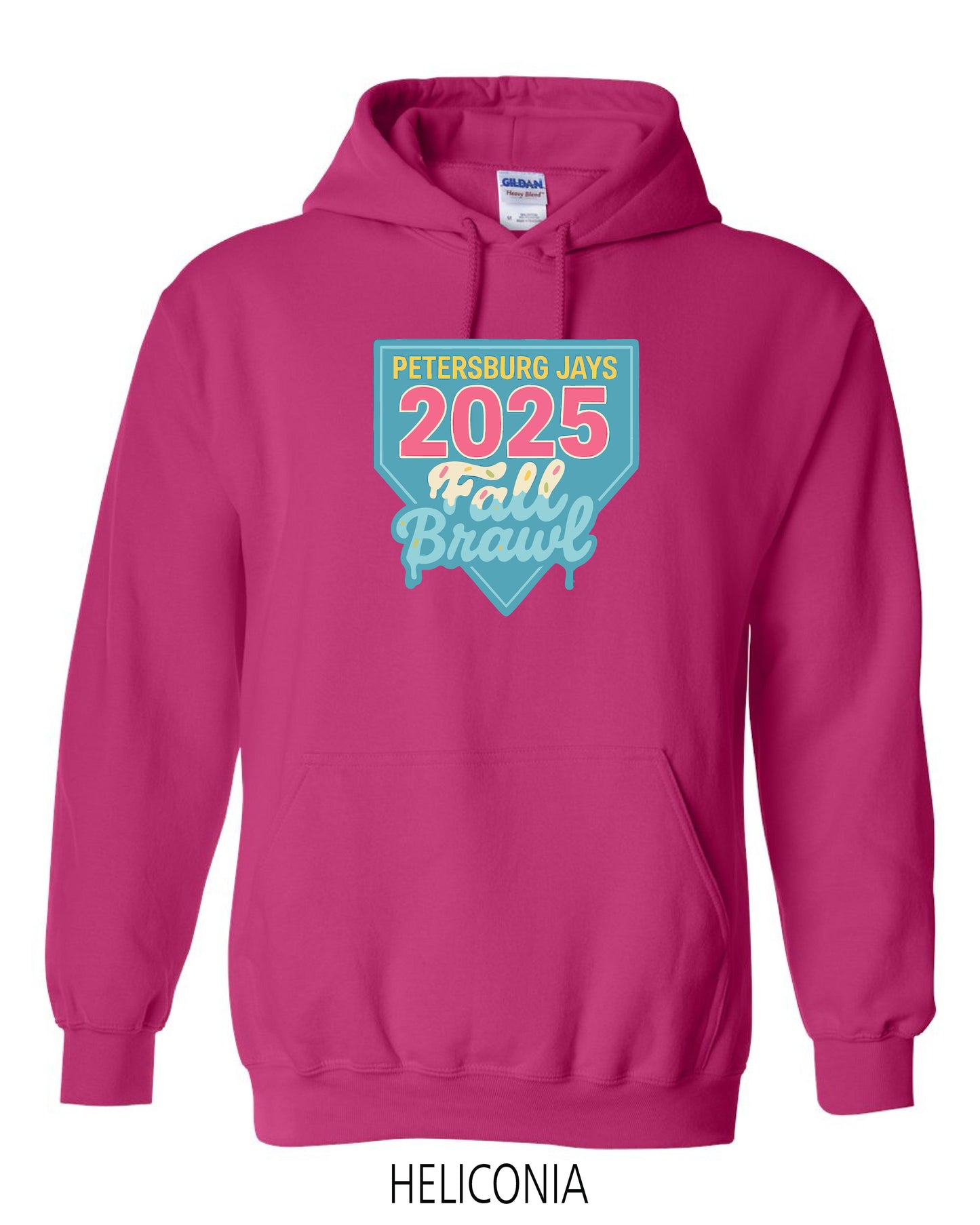 Petersburg Baseball Fall Brawl HOODED SWEATSHIRT (P.18500)