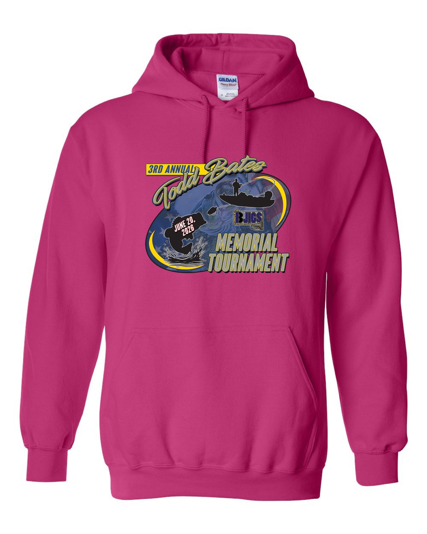 3rd Annual Todd Bates Memorial Tournament Unisex Hoodie (P.18500/18500B)