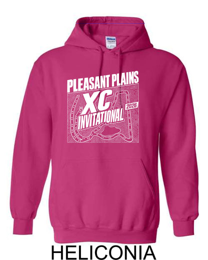 Pleasant Plains XC Invitational Guildan Unisex Hoodie (P.18500/18500B)