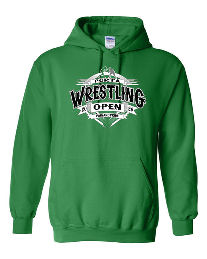 PORTA OPEN UNISEX HOODED SWEATSHIRT (P.18500)