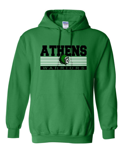 ATHENS BOOSTERS UNISEX HOODED SWEATSHIRT (P.18500)