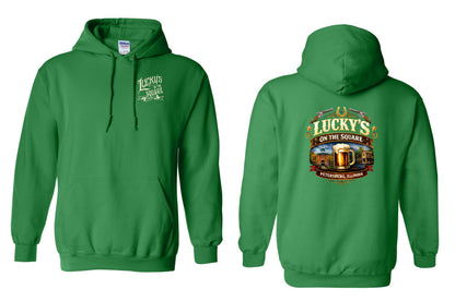 LUCKY'S ON THE SQUARE UNISEX HOODIE (P.18500)