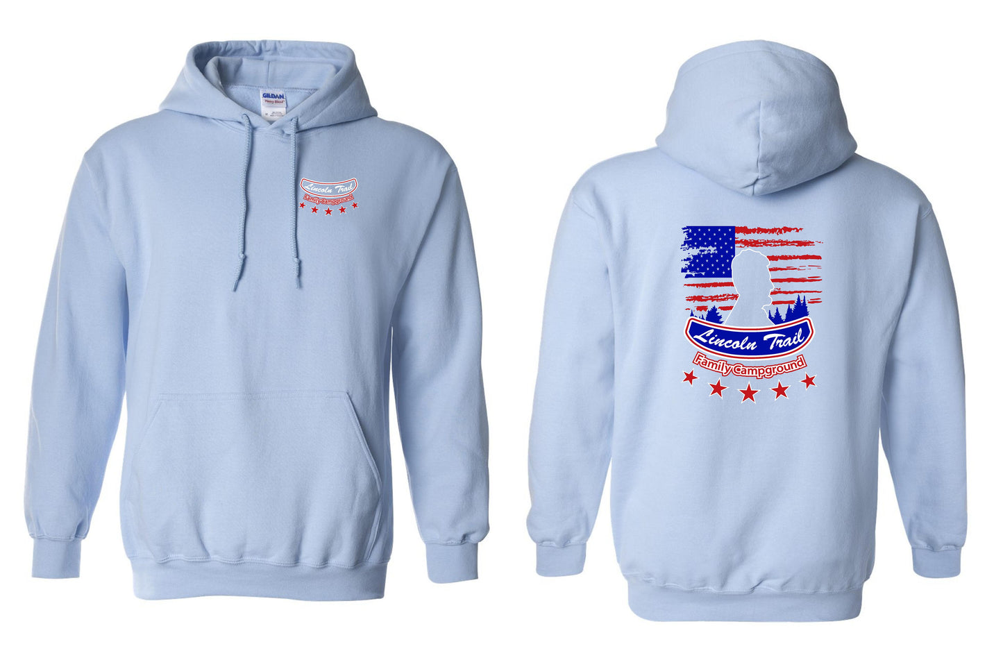 Lincoln Trail Family Campground Unisex Hoodie (P.18500/18500B)