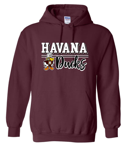 Havana Ducks Jr. High Basketball Unisex Hoodie (P.18500/18500B)