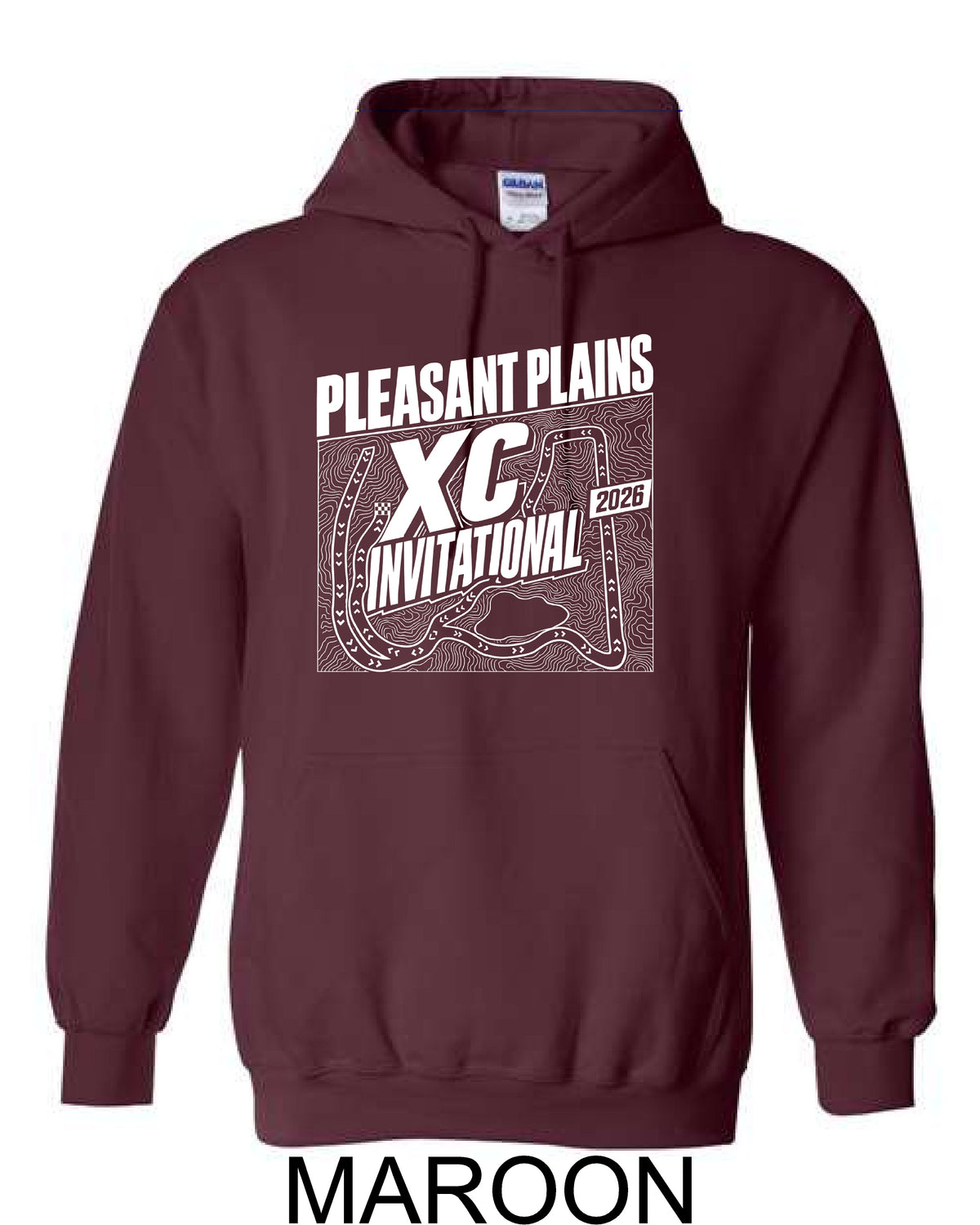 Pleasant Plains XC Invitational Guildan Unisex Hoodie (P.18500/18500B)
