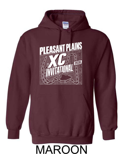 Pleasant Plains XC Invitational Guildan Unisex Hoodie (P.18500/18500B)