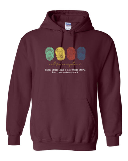 Autism Acceptance Unisex Hoodie (P.18500/18500B)