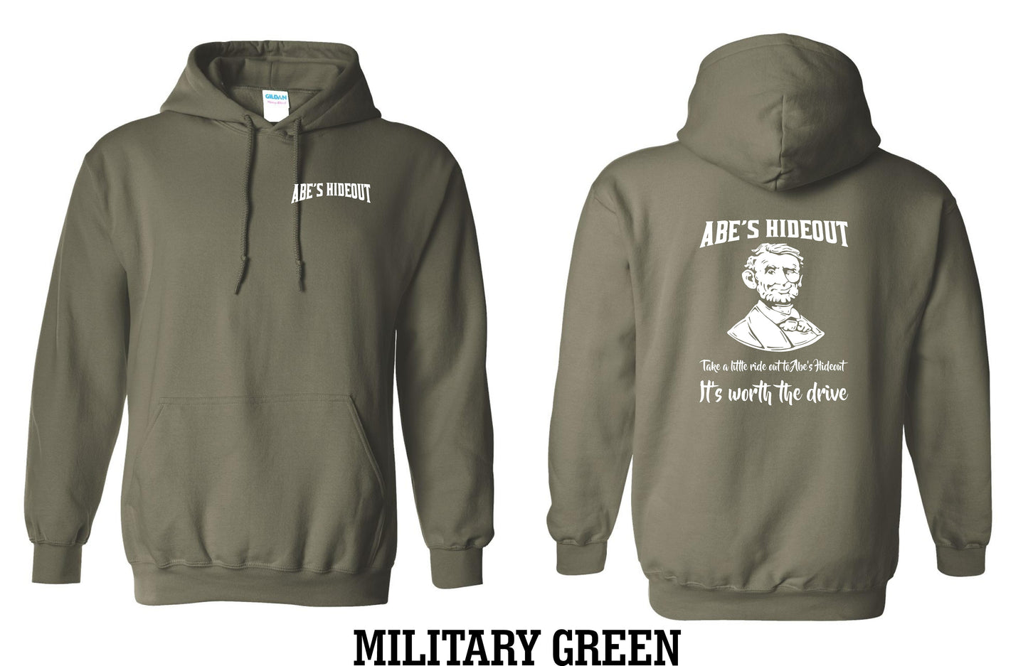 ABE'S HIDEOUT HOODIE (P.18500)